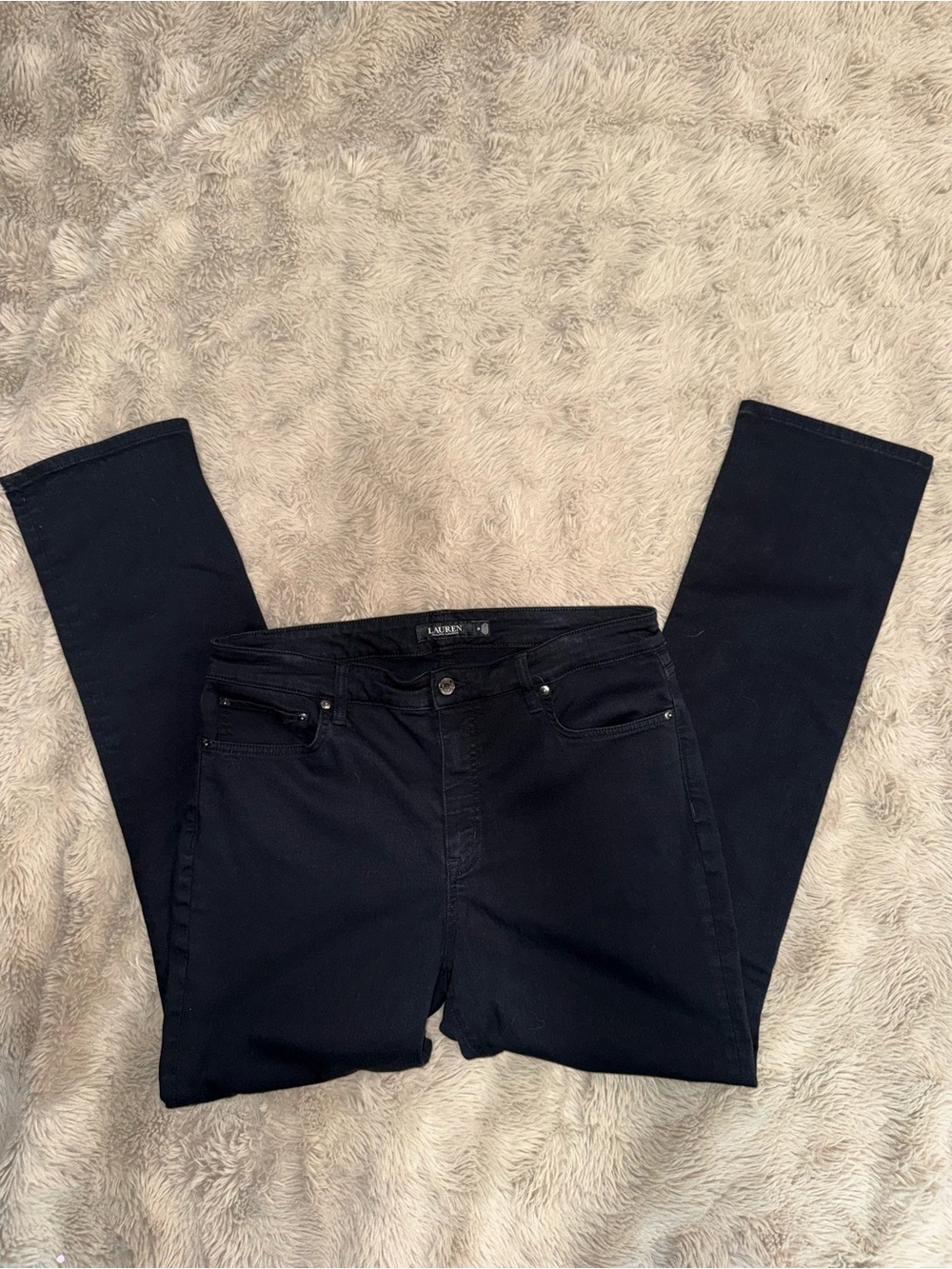 Ralph Lauren Women's Skinny Jeans in Black